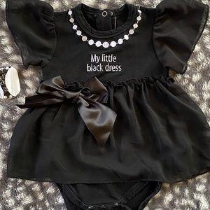Stephan Baby Girl’s Black Dress, size 3-6 months